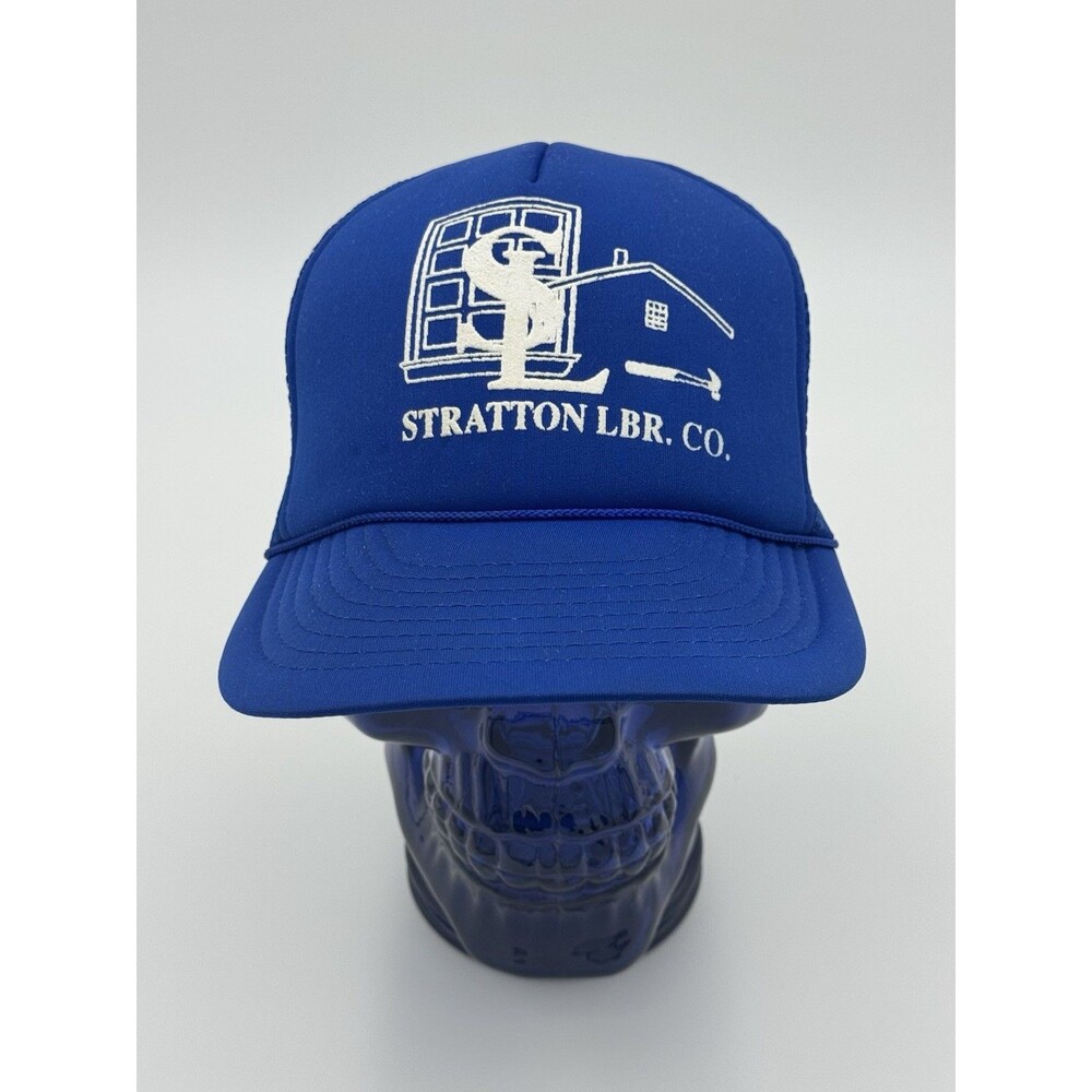 Winner Renaissance International Royal Blue Snapback Trucker Cap Stratton Lumber